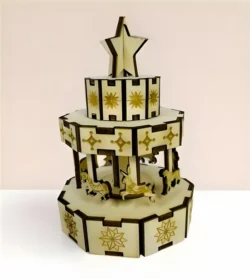 Carousel E0023892 file cdr and dxf pdf free vector download for Laser cut