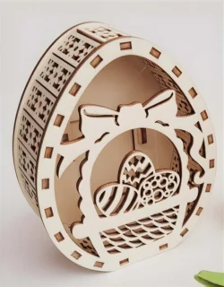 Easter candle holder E0023944 file cdr and dxf pdf free vector download for Laser cut