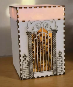 Light box E0023943 file cdr and dxf pdf free vector download for Laser cut