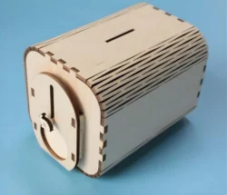 Piggy bank E0023940 file cdr and dxf pdf free vector download for Laser cut