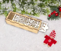 Wooden storage box E0023862 file cdr and dxf pdf free vector download for Laser cut