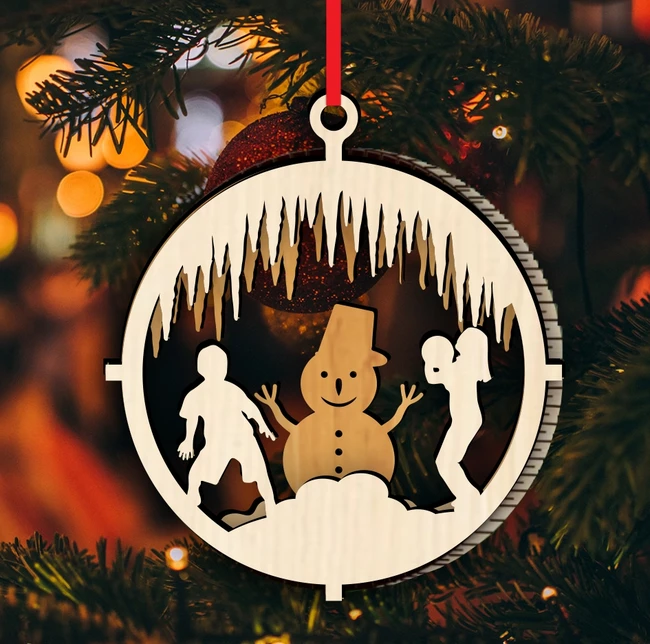 Christmas ball E0024035 file cdr and dxf pdf free vector download for laser cut