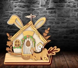 Easter stand E0023976 file cdr and dxf pdf free vector download for laser cut