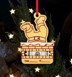 Santa claus money holder E0024000 file cdr and dxf pdf free vector download for laser cut