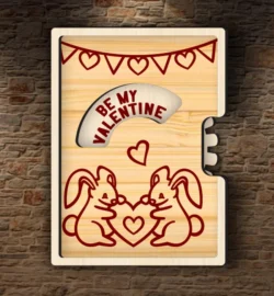Valentine Day E0024063 file cdr and dxf pdf free vector download for laser cut