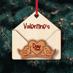 Valentine Holder E0024013 file cdr and dxf pdf free vector download for laser cut