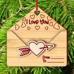 Valentine Holder E0024020 file cdr and dxf pdf free vector download for laser cut