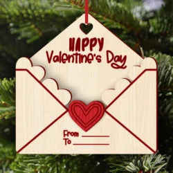 Valentine Holder E0024022 file cdr and dxf pdf free vector download for laser cut