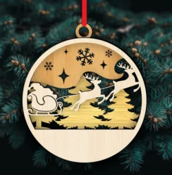 Chirtmas ball E0024158 file cdr and dxf pdf free vector download for laser cut