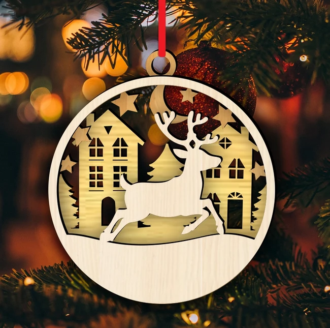 Chirtmas ball E0024164 file cdr and dxf pdf free vector download for laser cut