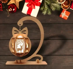 Chirtmas lamp E0024157 file cdr and dxf pdf free vector download for laser cut