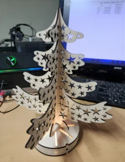 Christmas tree E0024120 file cdr and dxf pdf free vector download for laser cut