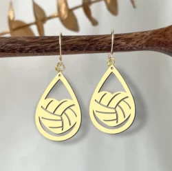 Heart earrings E0024094 file cdr and dxf pdf free vector download for laser cut