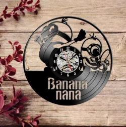 Minion wall clock E0024084 file cdr and dxf pdf free vector download for laser cut