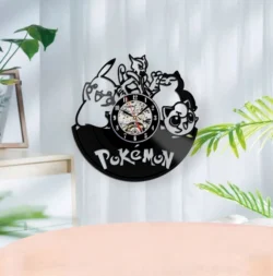 Pokemon wall clock E0024083 file cdr and dxf pdf free vector download for laser cut