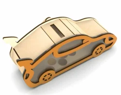 Car piggy bank E0024320 file cdr and dxf pdf free vector download for laser cut