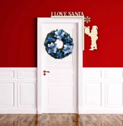 Christmas Door Corner E0024312 file cdr and dxf pdf free vector download for laser cut