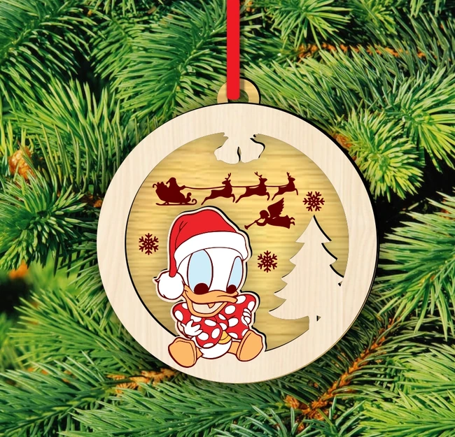 Christmas decoration E0024248 file cdr and dxf pdf free vector download for laser cut