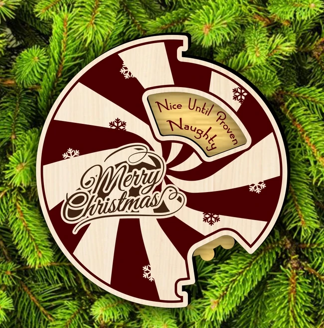 Christmas gift E0024245 file cdr and dxf pdf free vector download for laser cut