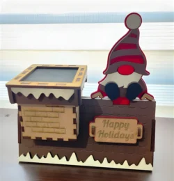 Christmas gift box E0024269 file cdr and dxf pdf free vector download for laser cut