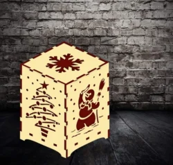 Christmas lamp E0024249 file cdr and dxf pdf free vector download for laser cut