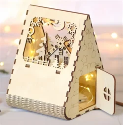 Christmas lamp E0024332 file cdr and dxf pdf free vector download for laser cut