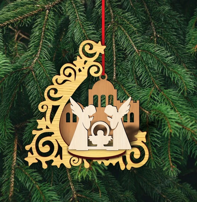 Christmas ornament E00242780 file cdr and dxf pdf free vector download for laser cut 5 Christmas ornament E00242780 file cdr and dxf pdf free vector download for laser cut