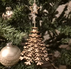 Christmas tree E0024365 file cdr and dxf pdf free vector download for laser cut