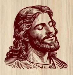 Jesus E0024514 file cdr and dxf pdf free vector download for laser engraving machine