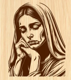 Maria E0024517 file cdr and dxf pdf free vector download for laser engraving machine