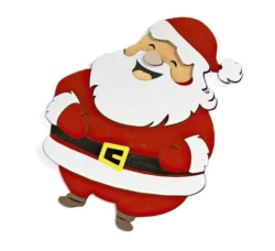Santa Christmas Elements E0024426 file cdr and dxf pdf free vector download for laser cut