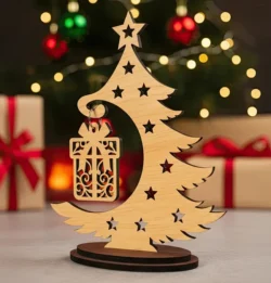 Chrismas tree stand E0024583 file cdr and dxf pdf free vector download for laser cut
