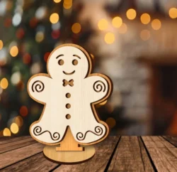 Christmas Gingerbread E0024529 file cdr and dxf pdf free vector download for laser cut
