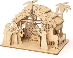 Nativity scene E0024603 file cdr and dxf pdf free vector download for laser cut