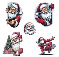 Santa E0024619 file cdr and eps svg free vector download for print
