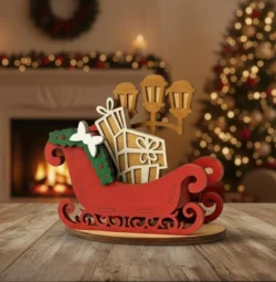 Sleigh stand E0024652 file cdr and dxf pdf free vector download for laser cut