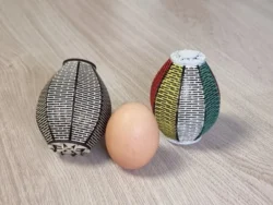 3D Easter egg E0024775 file cdr and dxf pdf free vector download for Laser cut