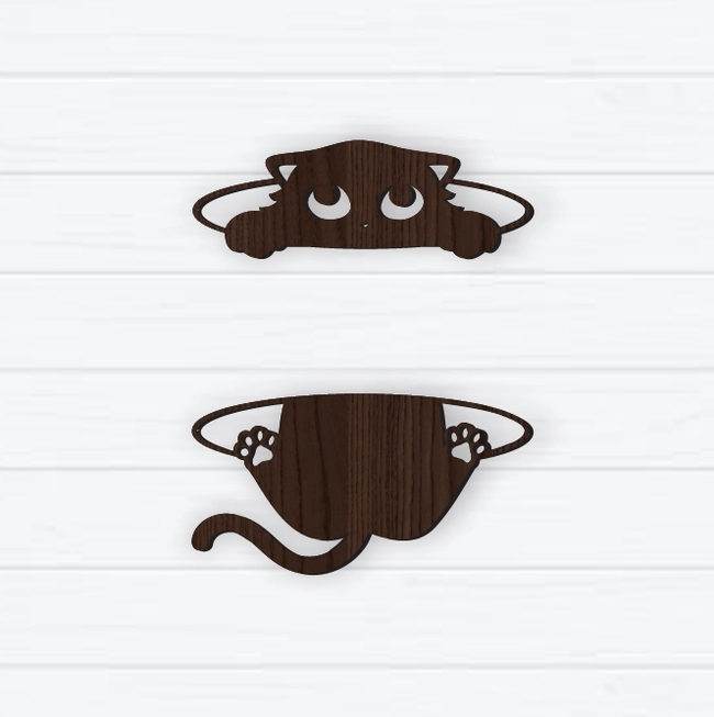 Cat L0000203 file cdr and dxf pdf free vector download for laser cut 5 Cat L0000203 file cdr and dxf pdf free vector download for laser cut