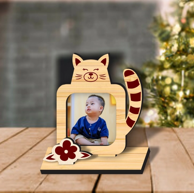 Cat Photo Frame L0000049 file cdr and dxf pdf free vector download for laser cut 5 Cat Photo Frame L0000049 file cdr and dxf pdf free vector download for laser cut