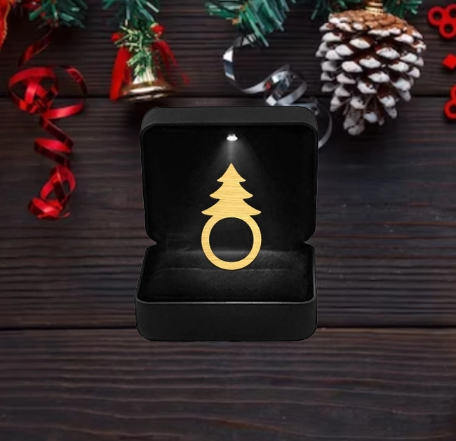 Christmas Ring L0000030 file cdr and dxf pdf free vector download for laser cut