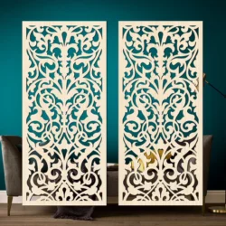 Design pattern panel screen E0024725 file cdr and dxf pdf free vector download for Laser cut CNC