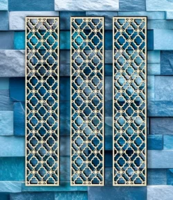 Design pattern panel screen E0024726 file cdr and dxf pdf free vector download for Laser cut CNC