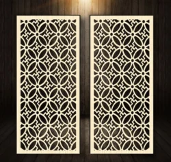 Design pattern panel screen E0024758 file cdr and dxf pdf free vector download for Laser cut CNC