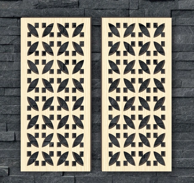 Design pattern panel screen E0024759 file cdr and dxf pdf free vector download for Laser cut CNC