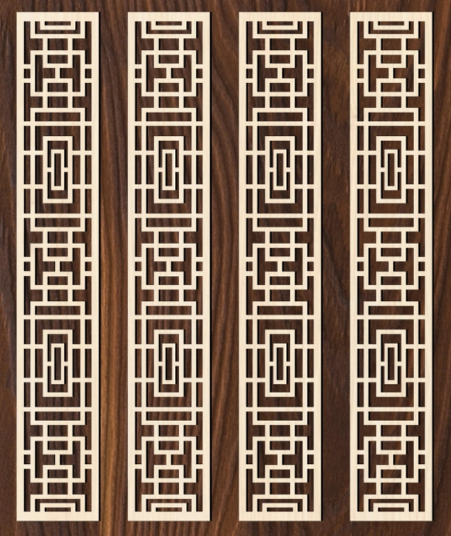 Design pattern panel screen E0024744 file cdr and dxf pdf free vector download for Laser cut cnc