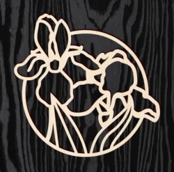 Flower L0000081 file cdr and dxf pdf free vector download for laser cut