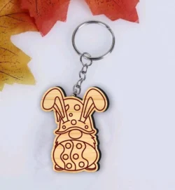 Gnome Keychain L0000001 file cdr and dxf pdf free vector download for laser cut