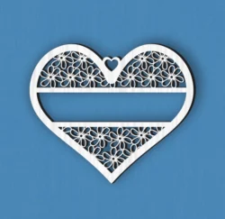 Heart L0000162 file cdr and dxf free vector download for laser cut plasma