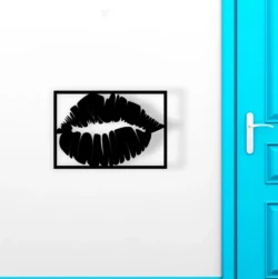 Human Mouth Wall Decor E0024720 file cdr and dxf free vector download for laser plasma