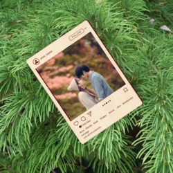 Instagram Photo Frame E0024717 file cdr and dxf free vector download for laser cut